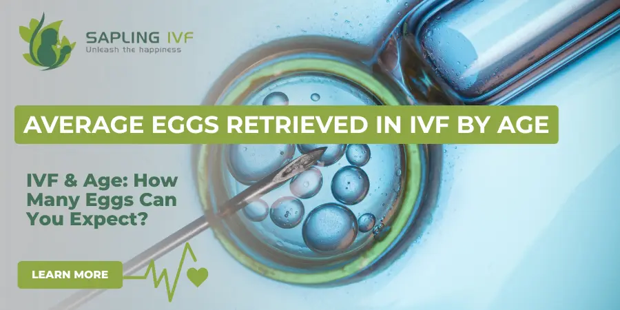 Average Number of Eggs Retrieved in IVF by Age